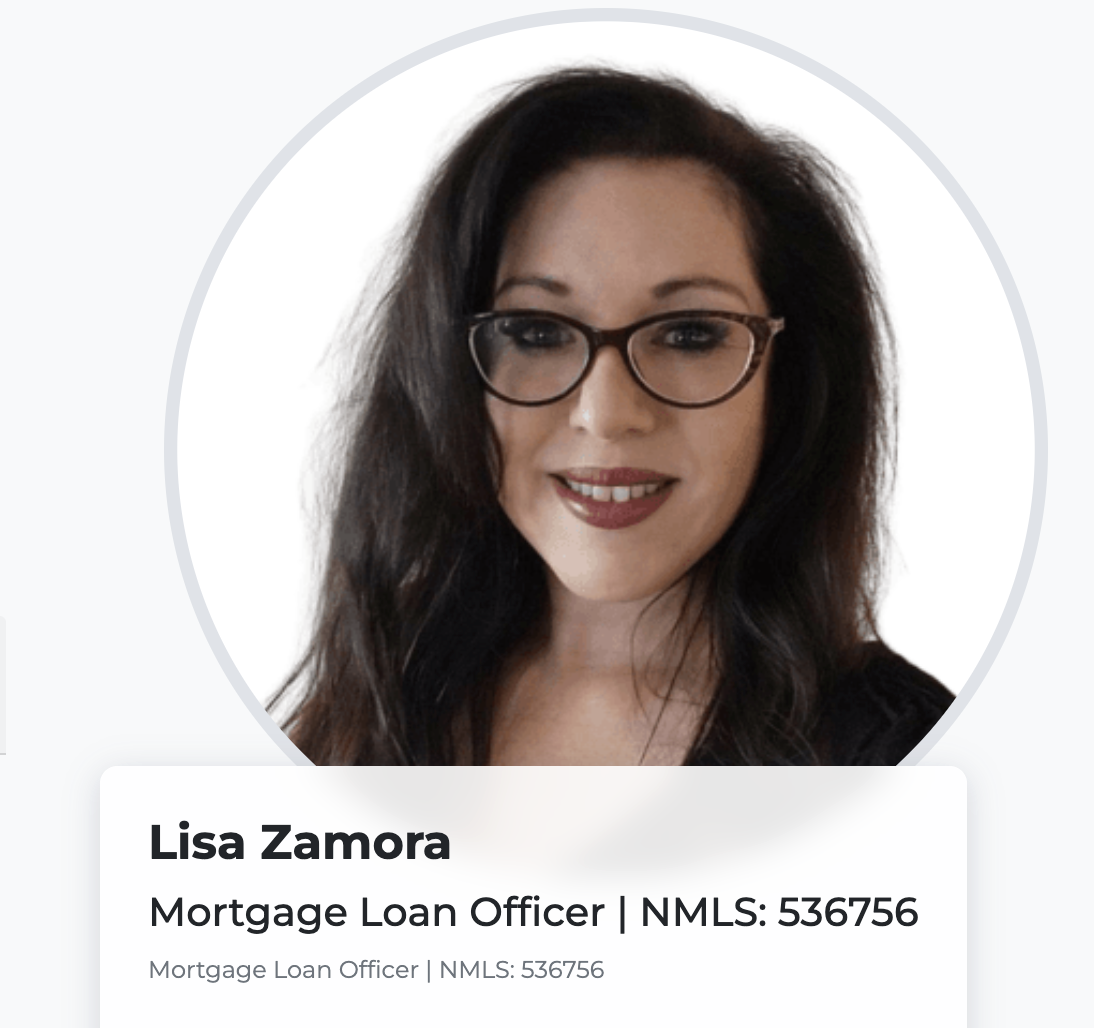 Lisa Zamora, Senior Mortgage Broker